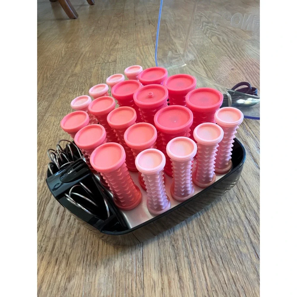 Conair Curls and Waves Instant Heat Compact Hot Rollers 20 Multi-Size HS83N